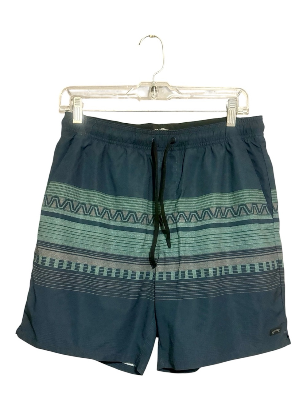 BILLABONG Teal Patterned Swim Shorts